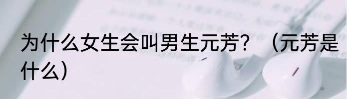 为什么女生会叫男生元芳？（元芳是什么）