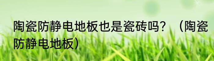 陶瓷防静电地板也是瓷砖吗？（陶瓷防静电地板）