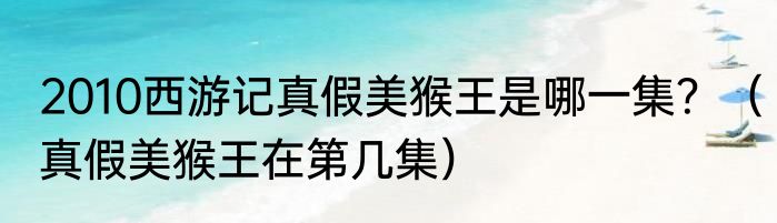 2010西游记真假美猴王是哪一集？（真假美猴王在第几集）