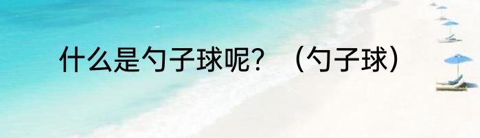 什么是勺子球呢？（勺子球）