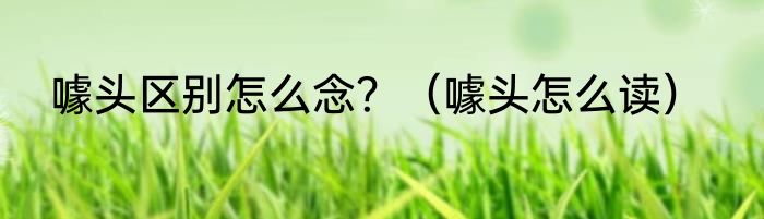 噱头区别怎么念？（噱头怎么读）