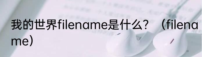 我的世界filename是什么？（filename）