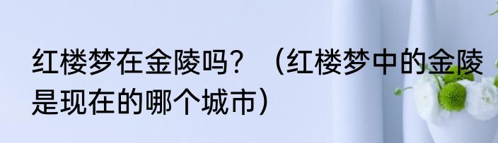 红楼梦在金陵吗？（红楼梦中的金陵是现在的哪个城市）