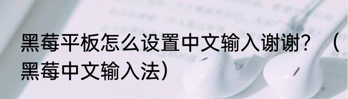 黑莓平板怎么设置中文输入谢谢？（黑莓中文输入法）