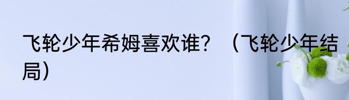 飞轮少年希姆喜欢谁？（飞轮少年结局）