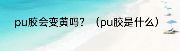 pu胶会变黄吗？（pu胶是什么）