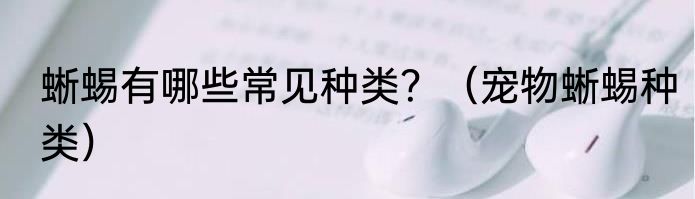 蜥蜴有哪些常见种类？（宠物蜥蜴种类）