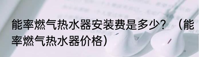能率燃气热水器安装费是多少？（能率燃气热水器价格）