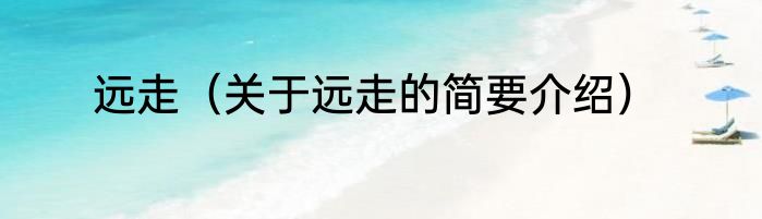 远走（关于远走的简要介绍）