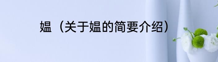 媪（关于媪的简要介绍）
