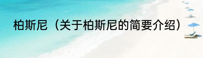 柏斯尼（关于柏斯尼的简要介绍）