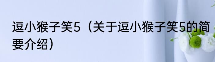 逗小猴子笑5（关于逗小猴子笑5的简要介绍）