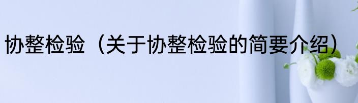 协整检验（关于协整检验的简要介绍）