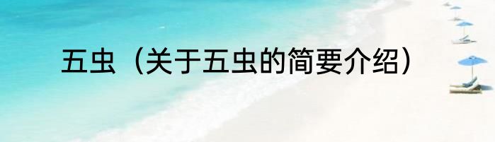 五虫（关于五虫的简要介绍）