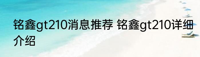 铭鑫gt210消息推荐 铭鑫gt210详细介绍