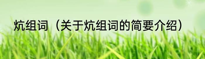炕组词（关于炕组词的简要介绍）