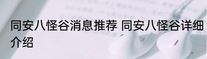 同安八怪谷消息推荐 同安八怪谷详细介绍