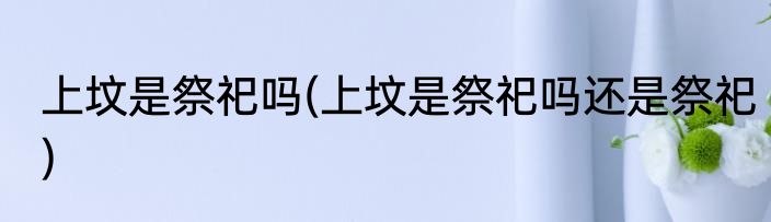上坟是祭祀吗(上坟是祭祀吗还是祭祀)