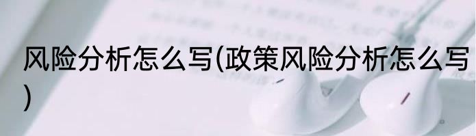 风险分析怎么写(政策风险分析怎么写)