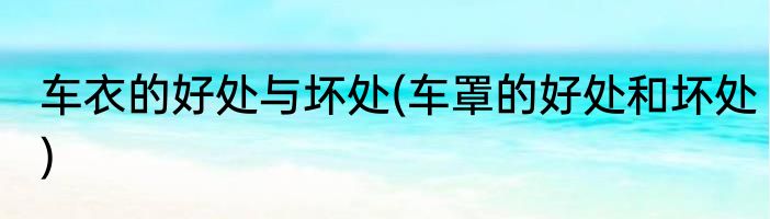 车衣的好处与坏处(车罩的好处和坏处)