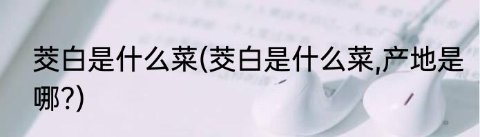 茭白是什么菜(茭白是什么菜,产地是哪?)