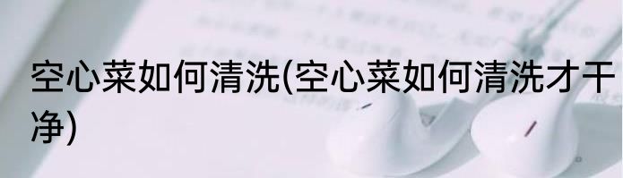 空心菜如何清洗(空心菜如何清洗才干净)