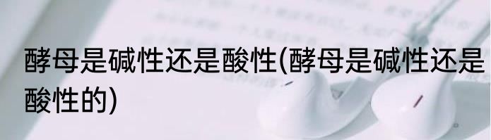 酵母是碱性还是酸性(酵母是碱性还是酸性的)