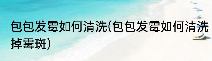 包包发霉如何清洗(包包发霉如何清洗掉霉斑)