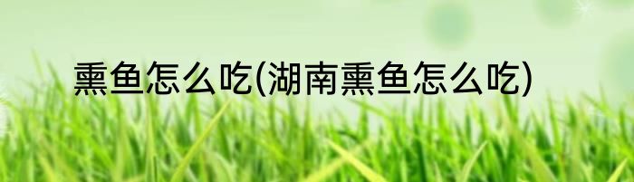 熏鱼怎么吃(湖南熏鱼怎么吃)