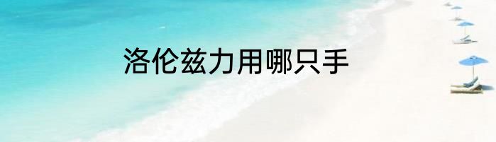 洛伦兹力用哪只手