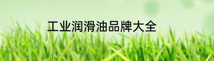 工业润滑油品牌大全