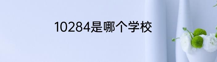 10284是哪个学校