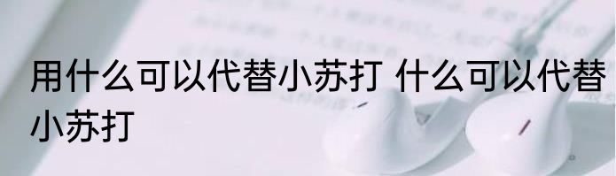 用什么可以代替小苏打 什么可以代替小苏打