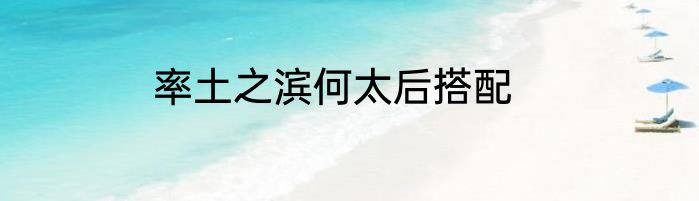 率土之滨何太后搭配