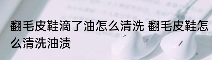 翻毛皮鞋滴了油怎么清洗 翻毛皮鞋怎么清洗油渍