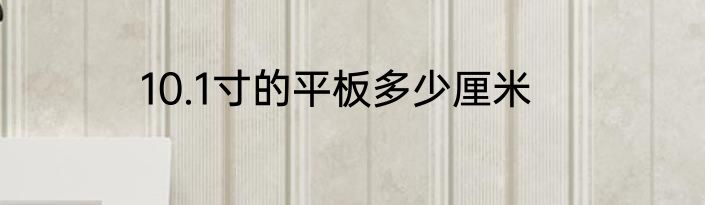 10.1寸的平板多少厘米