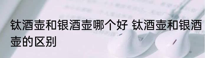 钛酒壶和银酒壶哪个好 钛酒壶和银酒壶的区别