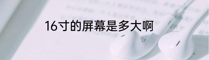 16寸的屏幕是多大啊