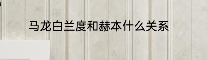 马龙白兰度和赫本什么关系