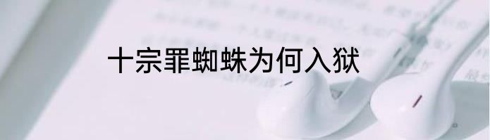 十宗罪蜘蛛为何入狱