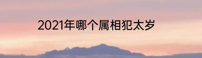 2021年哪个属相犯太岁