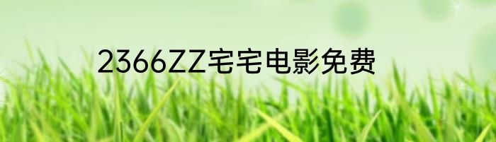 2366ZZ宅宅电影免费