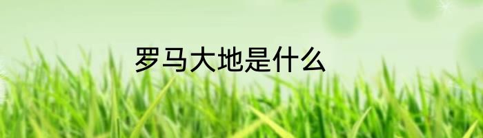 罗马大地是什么