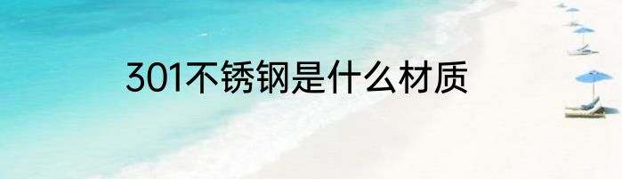 301不锈钢是什么材质