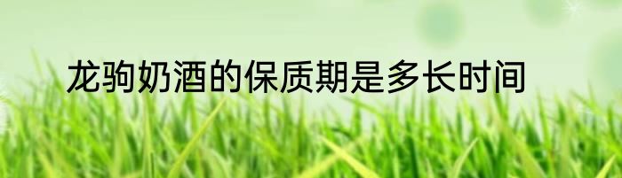 龙驹奶酒的保质期是多长时间