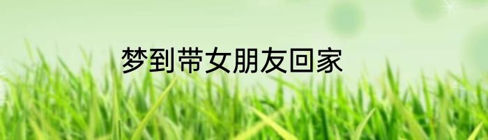 梦到带女朋友回家