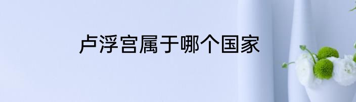 卢浮宫属于哪个国家