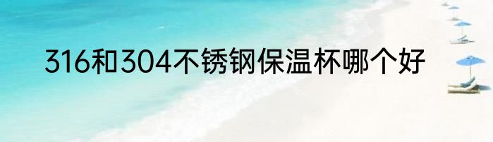 316和304不锈钢保温杯哪个好