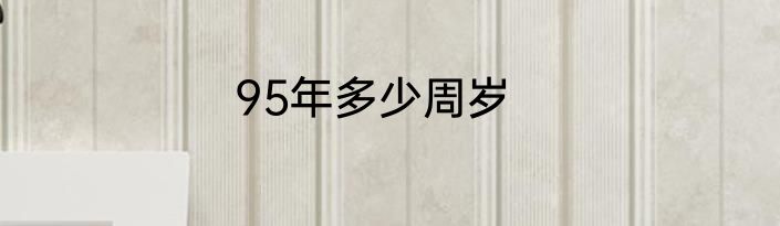 95年多少周岁
