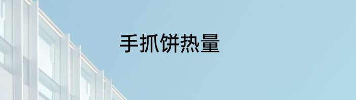 手抓饼热量